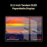 HUAWEI MatePad Pro 12.2" PaperMatte EditionTablet, 2.8K Tandem OLED FullView Display, 144 Hz Refresh Rate, 12GB+512GB, with Glide Keyboard, 10100 mAh battery,Professional Painting APP GoPaint, Gold