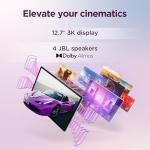 Lenovo Idea Tab Pro Android Tablet | 12.7 inch Full HD Display | MediaTek Dimensity 8300 | 256GB | Wi-Fi 6 | 8GB RAM | Luna Grey + Pen