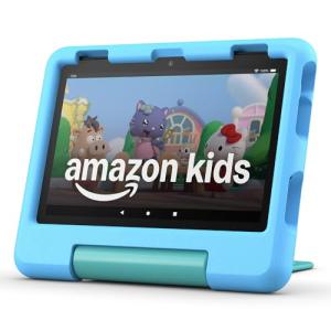 Amazon Fire HD 8 Kids tablet (newest gen), ages 3–7 | 3 GB memory, includes ads-free books, games and videos that children love, 8" HD screen, parental controls, 13-hr battery, 32 GB