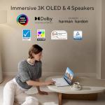 ASUS Zenbook S14 UX5406SA OLED 14.0" 3K 120Hz Touchscreen OLED Laptop (Intel Core Ultra 7-258V, 32GB RAM, 1TB PCIe SSD, UK Layout Backlit Keyboard, Windows 11 Home, Copilot+ PC)