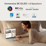 ASUS Zenbook S 16 OLED UM5606WA Laptop | 16.0" 3K OLED 120Hz Touchscreen | CoPilot+ PC | AMD Ryzen AI R9 HX 370 | 32GB LPDDR5X RAM | 2TB PCIe SSD | Backlit Keyboard | Windows 11