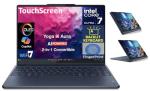 Lenovo Yoga 9i Aura Edition HIGH Performance 2-in-1 Laptop 14.0" Touchscreen OLED 2.8K Display (Intel Ultra 7-258V, 32GB LPDDR5X, 1TB SSD, Backlit KB, Fingerprint, Win11Pro) w/DKZ USB Port Expander