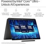 HP Spectre x360 2 in 1 Laptop PC 16-aa0004sa | Intel Evo | Intel Core Ultra 7-155H Processor | 16GB RAM | 1TB SSD | Intel Arc Graphics | 16 inch 2.8K OLED Touchscreen Display | Windows 11 | Black