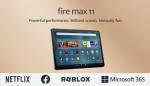 Amazon Fire Max 11 tablet (newest gen), our most powerful tablet yet, vivid 11" display, octa-core processor, 4 GB RAM, 14-hr battery life, 64 GB, Grey, with Ads