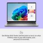 Dell Inspiron 14 (5441) Copilot+ PC Laptop 14'' FHD+ 60Hz Display, Snapdragon X Plus, Qualcomm Adreno 740 Graphic, 16GB RAM, 512GB SSD, Windows 11 Home, UK Qwerty Backlit Keyboard, Titan Grey