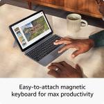Amazon Fire Max 11 tablet (newest gen), productivity bundle with Keyboard Case, Stylus Pen, octa-core processor, 4 GB RAM to do more throughout your day, 128 GB, Grey, without Ads