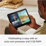 Amazon Fire HD 10 tablet, 32 GB, Black (2023 release) + Protective Cover + Anti-Glare Screen Protector