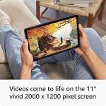 Amazon Fire Max 11 tablet (newest gen), productivity bundle with Keyboard Case, Stylus Pen, octa-core processor, 4 GB RAM to do more throughout your day, 128 GB, Grey, without Ads