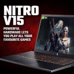 acer Nitro V15 ANV15-51 Gaming Laptop - Intel Core i7-13620H, 16GB, 1TB SSD, NVIDIA GeForce RTX 5060, 15.6" Full HD 165Hz, Windows 11, Black