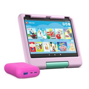 Amazon Fire HD 10 Kids tablet + Made for Amazon, Kids Portable Charger