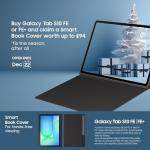 Samsung Galaxy S10 FE Android Tablet, Wifi, 256GB Storage, 8GB Memory, 10.9" Display, S Pen included, Long lasting Battery, Grey, 3 Year Extended Warranty (UK Version)