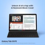 Samsung Galaxy S10 FE Android Tablet, Wifi, 256GB Storage, 8GB Memory, 10.9" Display, S Pen included, Long lasting Battery, Grey, 3 Year Extended Warranty (UK Version)