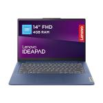 Lenovo IdeaPad Slim 3 | 14 inch Full HD Laptop | Intel N100 | 4GB RAM | 128GB SSD | Windows 11 Home in S mode | Microsoft 365 Personal | Abyss Blue