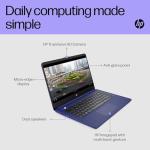 HP Stream 14" Laptop | Intel N4120 Processor | 4 GB RAM | 128 GB SSD | Intel UHD Graphics | HD Display | Dual Speakers | Microsoft 365 Personal 12 month included | Win 11 | Indigo Blue | 14s-dq0033sa