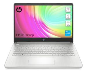 HP 14" Laptop | Intel Core i3-1215U Processor | 8 GB RAM | 256 GB SSD | Intel UHD Graphics | FHD Display | Up to 8hrs battery | Windows 11 | Dual Speakers | Natural Silver | 14s-dq5003sa