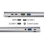 acer Aspire Go 15 AG15-32P Laptop - Intel N150, 8GB, 128GB UFS, Integrated Graphics, 15.6" Full HD, Windows 11, Silver