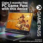 acer Nitro V17 AI ANV17-41 Gaming Laptop - AMD Ryzen 7 260, 16GB, 1TB SSD, NVIDIA GeForce RTX 5060, 17.3" QHD 165Hz, Windows 11, Black