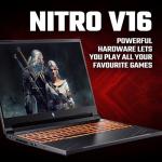 acer Nitro V16 ANV16-41 Gaming Laptop - AMD Ryzen 7 8845HS, 16GB, 1TB SSD, NVIDIA GeForce RTX 4060, 16" WUXGA 165Hz, Windows 11, Black