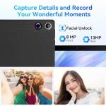 Freeski Tablets 10 inch Tablet Android 15,Octa-Core Processor,24GB RAM 64GB ROM 1TB Expand,5G WiFi 6,1280 x 800 HD/Dual 5MP+8MP Camere,Android Tablet with Keyboard+ Mouse + Case Black