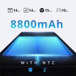 SVITOO Android 16 Tablet 11 Inch with Gemini AI, 20GB RAM 128GB ROM, 90Hz IPS Display, Fast T7250 Octa-Core, 8800mAh, 13MP+8MP Camera, Widevine L1, 5G WiFi, GPS, Case Included – Gray