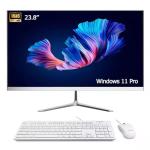 23.8" FHD IPS All-in-One pc,Windows 11 Pro Desktop Computer,Intel i5 Processor up to 4.4 GHz, 16GB RAM,256GB SSD,Wi-Fi, USB,HDMI, QWERTY-Keyboard and Mouse