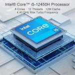 23.8" FHD IPS All-in-One pc,Windows 11 Pro Desktop Computer,Intel i5 Processor up to 4.4 GHz, 16GB RAM,256GB SSD,Wi-Fi, USB,HDMI, QWERTY-Keyboard and Mouse