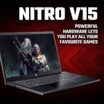 Acer Nitro V15 ANV15-51 Gaming Laptop - Intel Core i5-13420H, 16GB, 512GB SSD, NVIDIA GeForce RTX 4050, 15.6" Full HD 165Hz, Windows 11, Black