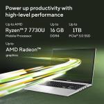 ASUS Vivobook 15 M1502YA 15.6" Full HD Laptop (AMD Ryzen 7-7730U, 16GB RAM, 1TB PCIe SSD, Windows 11)