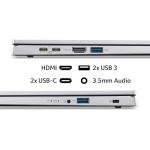 Acer Aspire Go 15 AG15-71P Laptop - Intel Core i5-13420H, 8GB, 512GB SSD, Integrated Graphics, 15.6" Full HD, Windows 11, Silver