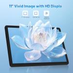 Ainmel Android 15 Tablet 11 Inch - Android Tablet with Keyboard 24GB 1TB Expand, Octa-Core Tablets 6800mAh, Widevine L1, WiFi 6, Face Unlock 2 in 1 tablet with Mouse, Case, Charger (Black)