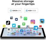 DOOGEE Newest Android 16 Tablets, U11 11 Inch Tablet with Gemini AI, 16GB+128GB/2TB, 8580mAh, Unisoc T7200, 5G WiFi Android Tablets | Widevine L1 | Bluetooth 5.0 | 13MP+5MP | GPS | OTG - Black