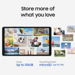 Samsung Galaxy Tab A11, Android Tablet, Sleek Design, 8.7'' Clear Display, 90Hz Smooth Motion, 64GB Storage, 4GB Memory, Dolby Dual Speakers, Grey, 3 Year Extended Warranty (UK Version)