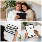 Ainmel Android 15 Tablet 11 Inch - Android Tablet with Keyboard 24GB 1TB Expand, Octa-Core Tablets 6800mAh, Widevine L1, WiFi 6, Face Unlock 2 in 1 tablet with Mouse, Case, Charger (Black)