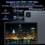 Tablet 2026 World's First Android 16 Tablet with Gemini AI, 11 Inch FHD Display, 24GB RAM 128GB ROM /2TB TF, T7250 CPU+13MP Camera, 8000mAh, Widevine L1, 2 in 1 Tablets with Keyboard Mouse Stylus