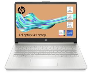 HP 14" Laptop | Intel Core i7-1255U Processor | 16 GB RAM | 512 GB SSD | Intel Iris Xe Graphics | FHD Display | Up to 8hrs battery | Windows 11 | Dual Speakers | Natural Silver | 14s-dq5007sa