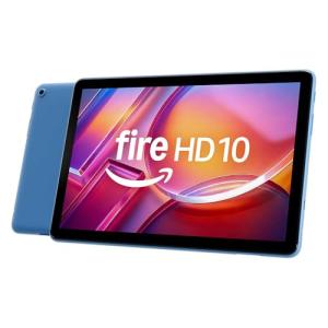 Amazon Fire HD 10 tablet (newest gen), built for relaxation, 10.1" vibrant Full HD screen, octa-core processor, 3 GB RAM, up to 13-h battery life, (2023 release), 32 GB, Ocean, with adverts
