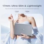 Tivique 2026 15.6 Inch Laptop with Ryzen 4300U Processor up to 3.7GHz (Beat N100/N150) 16GB RAM DDR4 + 512GB M.2 SSD with 11 Pro Installed, FHD, HDMI, BT5.2, USB3.2, Type-C, 54.7Wh Battery, WiFi 5