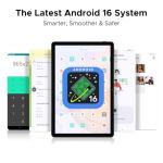 DOOGEE U11 Android 16 Tablet 11 Inch - 2025 Newest Android Tablets 16GB+128GB/2TB, 8580mAh, 90 Hz Octa-Core Gaming Tablet, Widevine L1, Gemini AI, 1080P, BT 5.0, 5G WiFi, 13MP+5MP, GPS, OTG - Blue