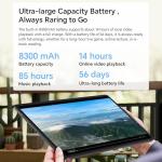 HONOR Pad X8a, 11-Inch Wi-Fi Tablet, 64GB Storage, 8300mAh Battery, Quad-speaker, Slim Metal Design, Android 14, Space Grey-New