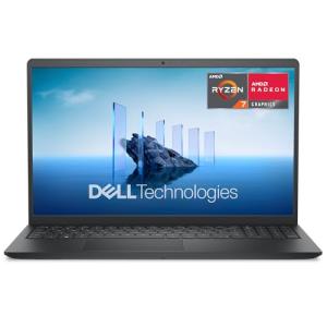 Dell 15 Laptop DC15255 15.6" FHD (1920 x 1080) 120Hz, AMD Ryzen 7 7730U Processor, AMD Radeon Graphics, 16GB DDR4 RAM, 1TB SSD, Windows 11 Home, Carbon Black