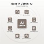 DOOGEE 2025 Newest Android 15 Tablet, Tab E3 Pro 13 Inch Tablet, 32GB+256GB/2TB, Helio G100 Octa-Core Android Tablets, 11000mAh/18W, Large Tablets with SIM Card Slot, 3.5mm Jack/5G WiFi/8+13MP, Gray