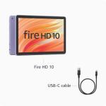 Certified Refurbished Amazon Fire HD 10 tablet, built for relaxation, 10.1" vibrant Full HD screen, octa-core processor, 3 GB RAM, up to 13-h battery life, (2023 release), 32 GB, Lilac, with adverts