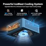 GEEKOM [2026 Ultra Quiet IT12 Mini PC Windows 11 Pro,with Intel i7-1280P (Up to 4.8GHz) 16GB High-Speed RAM (Up to 96GB)&1TB SSD, 4K@120Hz Quad Display/Dual USB4/6×USB for Video Editing/Graphic Design