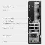 Dell Slim Desktop EC51250 – Intel Core i3-14100 Processor, Intel UHD 730 Graphics 8GB DDR5 RAM 5600 MHz, 512GB SSD, Wi-Fi 6, HDMI, USB-C, Windows 11 Home, Wired Keyboard and Mouse – Black