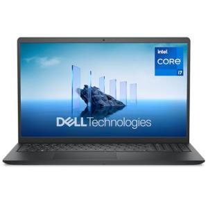 Dell 15 Laptop DC15250 15.6" FHD (1920 x 1080) 120Hz, Intel Core i7-1355U Processor, Intel UHD Graphics, 16GB DDR4 RAM, 512GB SSD, Windows 11 Home - Carbon Black