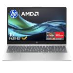 HP 15.6” Laptop | AMD Ryzen 5 7520U Processor | 16 GB RAM | 1 TB SSD | AMD Radeon Graphics | FHD Display | Up to 11.5 hrs battery | Dual Speakers | Windows 11 | Silver | 15-fc0002sa