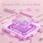 SUKOTOP 23.8-inch All-in-One Desktop Computer – Core i5-7300HQ (Up to 3.5GHz), 16GB RAM, 512GB SSD, With Retractable Privacy Webcam, Wi-Fi 6, Bluetooth 5.3, HDMI, VGA, USB 3.0, RJ45, Keyboard & Mouse