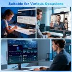 All-in-One Computer 27inch Desktop Computer Quad-Core N95(Up to 3.4Ghz)512GB SSD 16GB RAM With hidden Webcam,All-in-one PC Computer Supporting Rotatable Screen,Dual-band WiFi 6 Bluetooth 5.3, Black