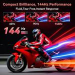 Blackview [ 3 Years Guarantee] MP100 Aesthetic Mini PC Win 11 Pro, Ultra-Fluid 144Hz, AMD Ryzen 7430U(Beats 4300U/5500U), 16GB RAM 512GB SSD, 3 * 4K Display, USB3.2, WiFi 6/BT 5.2 Mini Desktop PC