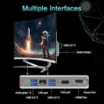 SZTPS 23.8" FHD All in One PC Desktop Computer,i5-12450H 8 core Processor,16 GB RAM,256 GB SSD,WiFi,Bluetooth WiredKeyboard & Mouse,Windows 11 Pro PC (Curved panel)